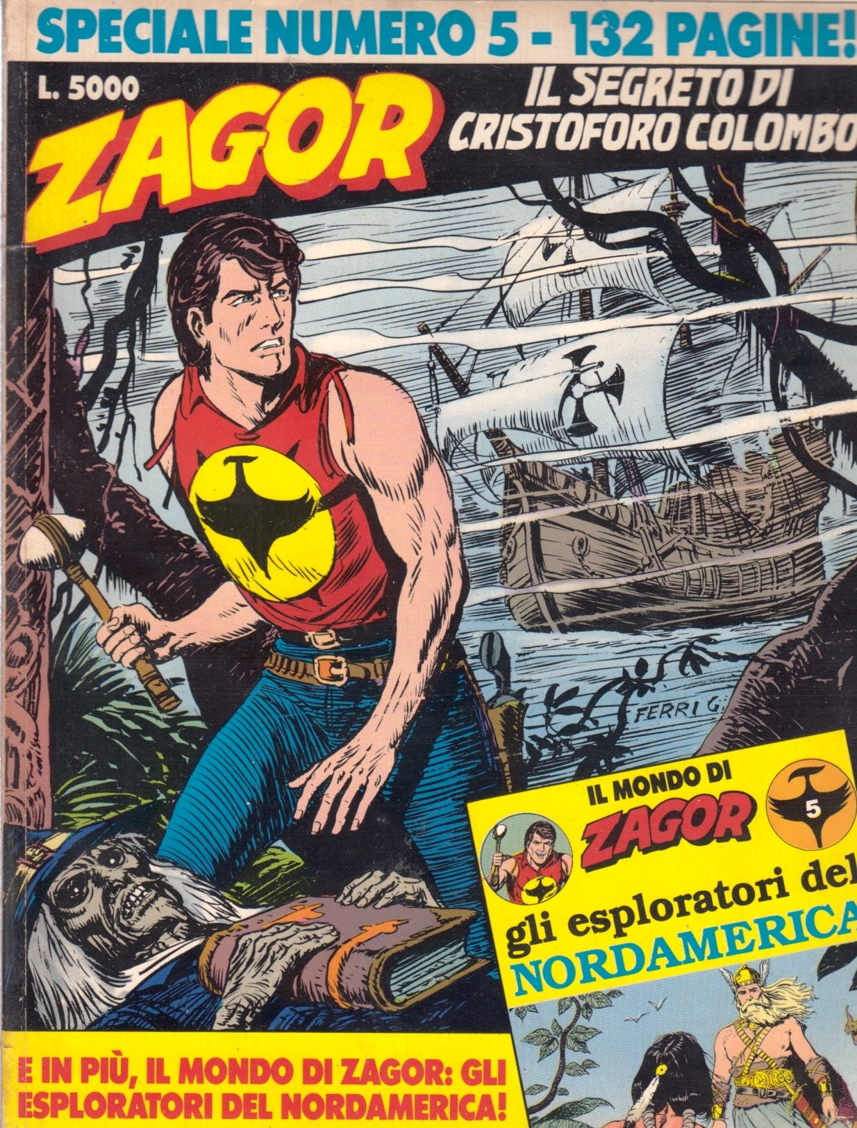 Zagor speciale n.5 completo di albetto - Bonelli - 1a ed.- E26