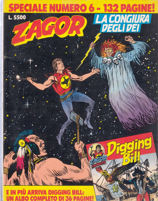 Zagor speciale n.6 completo di albetto - Bonelli - 1a ed.- E26