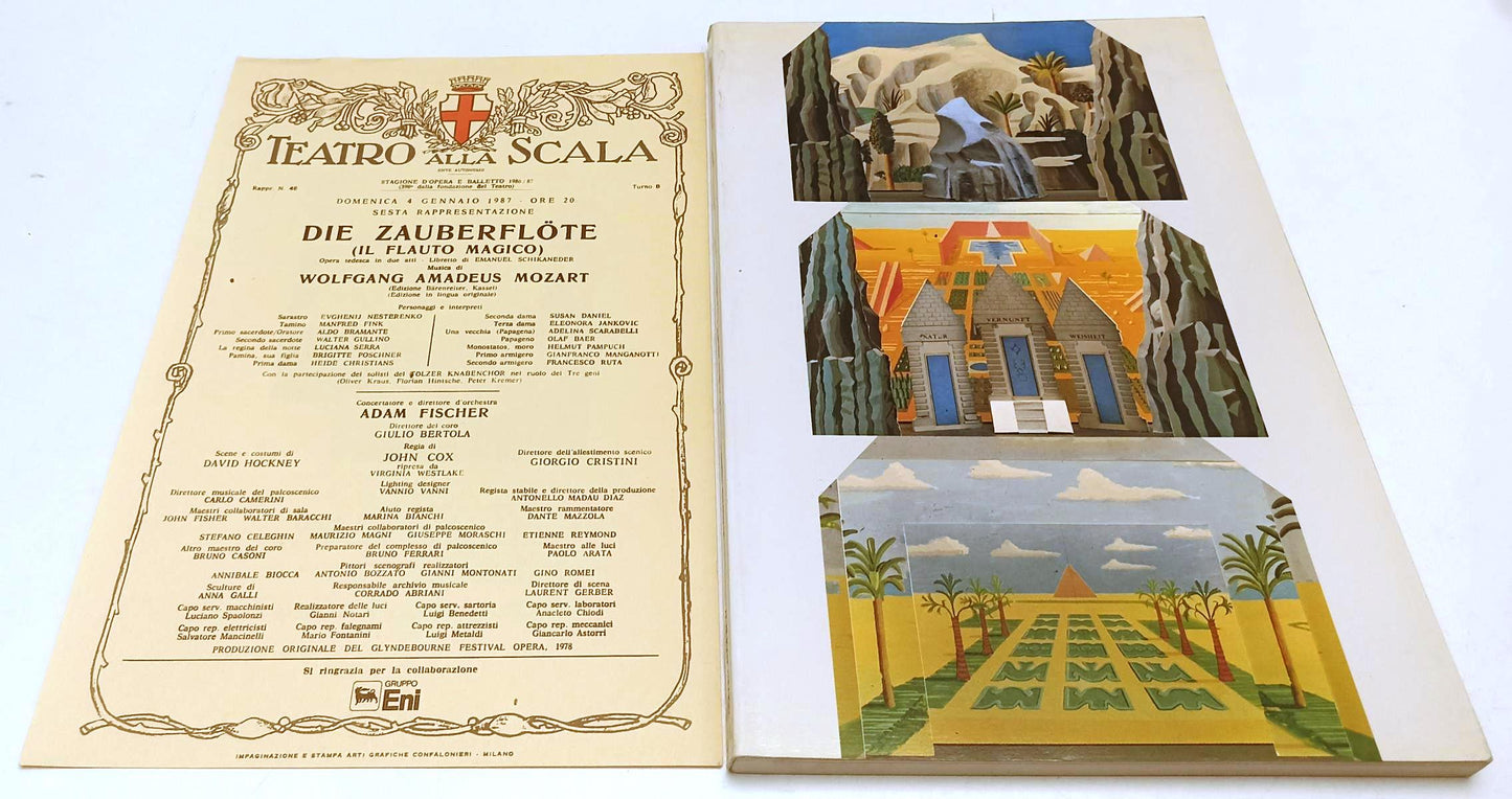 LT- TEATRO ALLA SCALA STAGIONE 1986/87 IL FLAUTO MAGICO di MOZART - B - YFS977