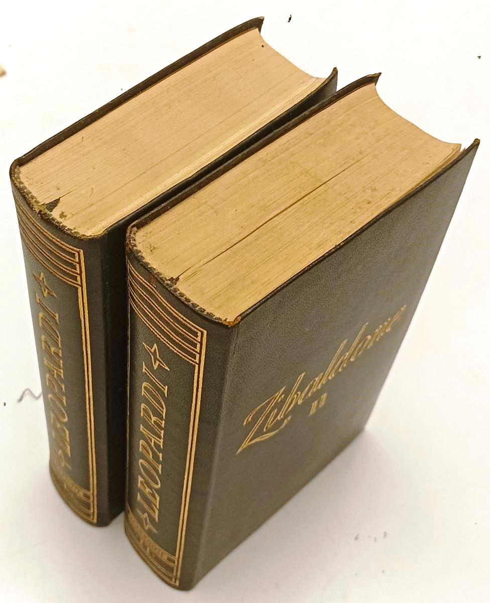 LN- TUTTE LE OPERE DI GIACOMO LEOPARDI ZIBALDONE I/II- MONDADORI CLASSICI- CS- XFS