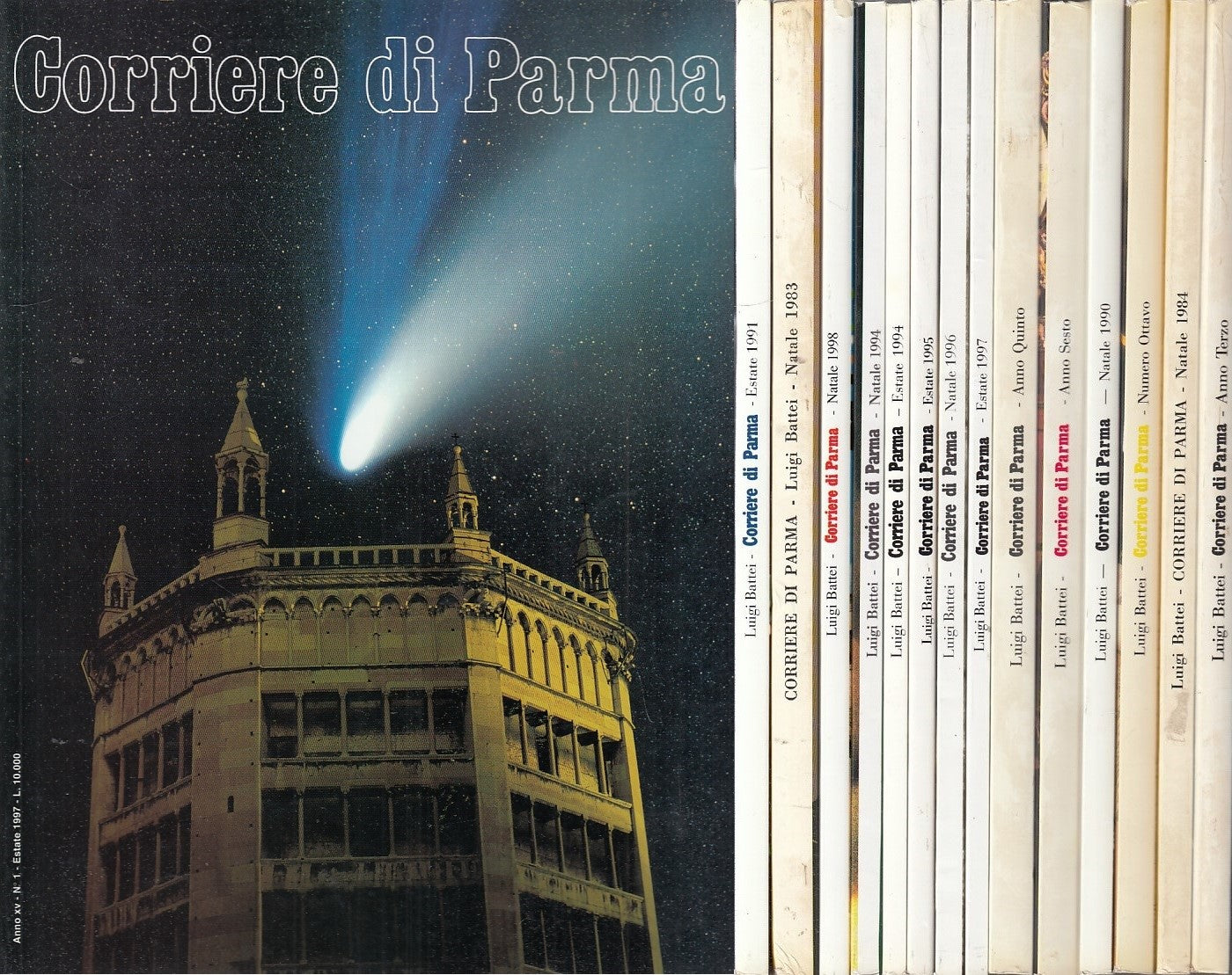 LR- BLOCCO CORRIERE DI PARMA 14 NUMERI-- BATTEI--- 1983- B- YDS529