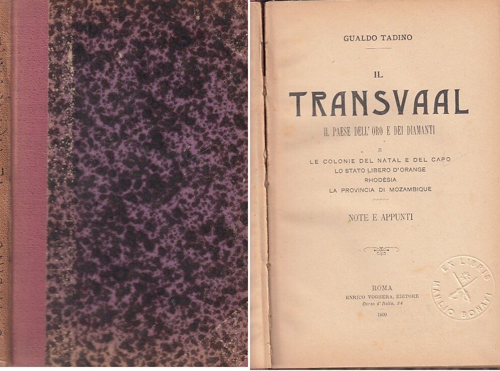 LS- IL TRANSVAAL PAESE ORO E DIAMANTI - GUALDO TADINO ---- 1900 - C - YFS271