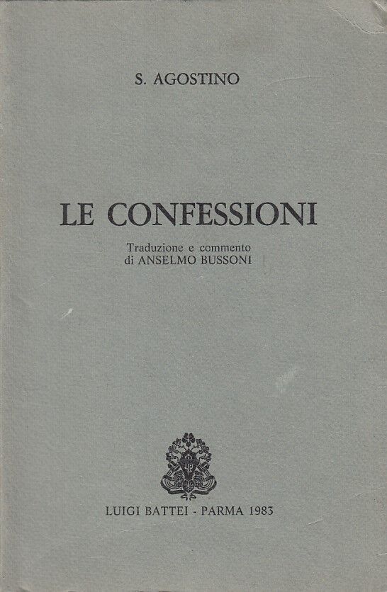 LD- LE CONFESSIONI - SANT'AGOSTINO - BATTEI --- 1983 - B - YDS96