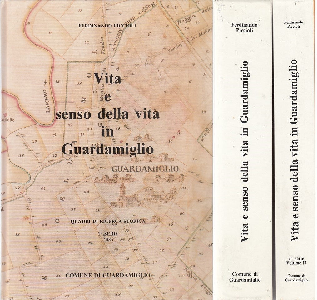 LV- VITA E SENSO VITA IN GUARDAMIGLIO 2 VOL- PICCIOLI---- 1993 - C - YDS405