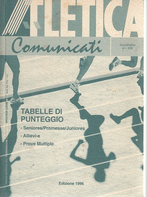 LC- ATLETICA COMUNICATI TABELLE PUNTEGGIO -- FIDAL --- 1996 - B - YDS206