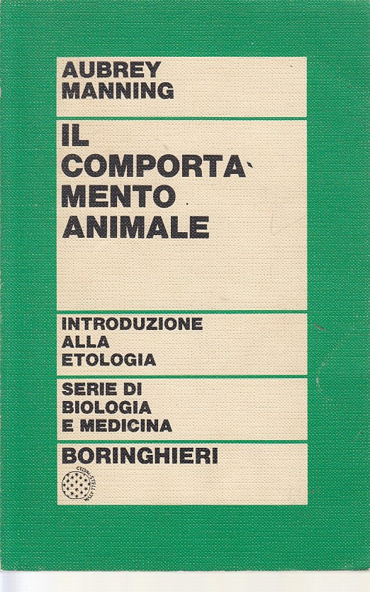 LZ- IL COMPORTAMENTO ANIMALE - MANNING - BORINGHIERI --- 1972 - B - YDS22