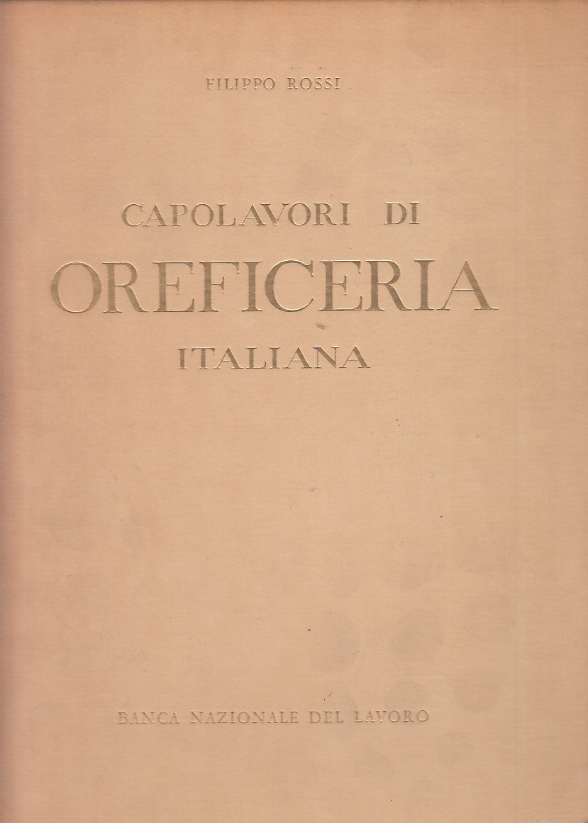 LT- CAPOLAVORI OREFICERIA ITLIANA-- BANCA NAZIONALE LAVORO --- 1956 - C - YDS440