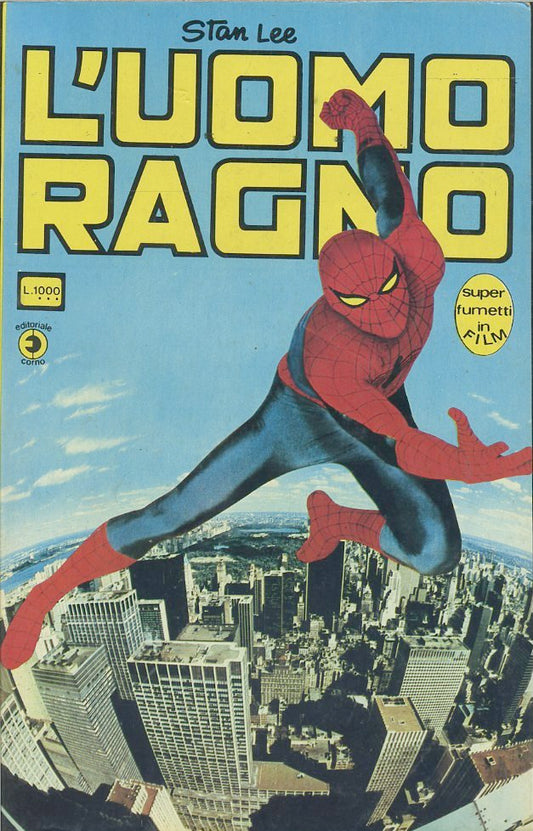 FS- SUPERFUMETTI IN FILM N.9 L'UOMO RAGNO - LEE - CORNO - 1978 - B - NFX467