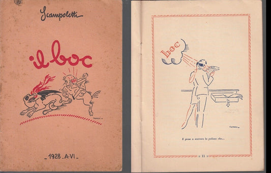 LB- IL BOC - SCAMPOLETTI TANOZZI ANNO VI 1928 --- 1a ED. - 1946 - S - XDS5