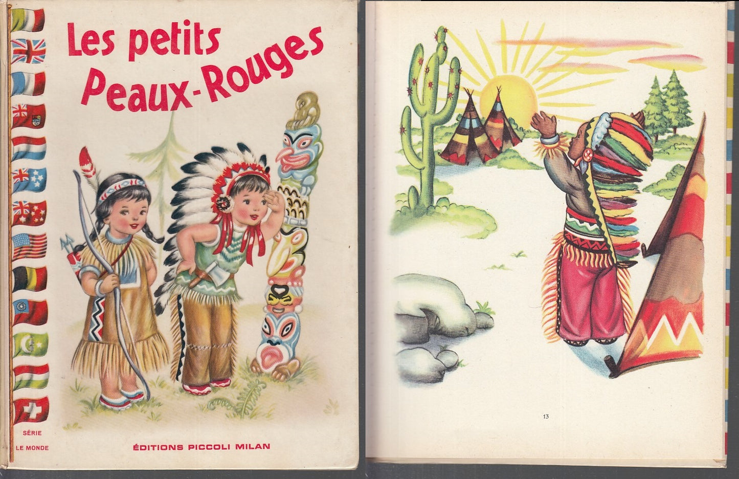 LB- LES PETITS PEAUX-ROUGES - MARIAPIA COLOMBINI MONTI- PICCOLI--- 1949- C- XDS5