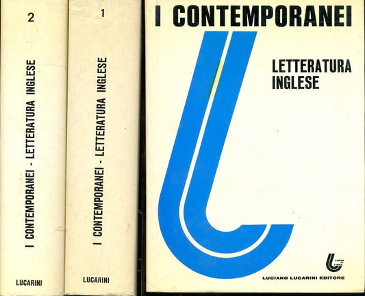 LS- LETTERATURA INGLESE I CONTEMPORANEI 2 VOLUMI-- LUCARINI--- 1978- CS- YDS368