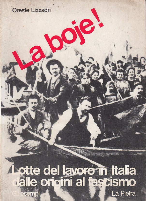 LS- LA BOJE! LOTTE DEL LAVORO IN ITALIA - LIZZARDI- PIETRA --- 1974 - B - YDS388