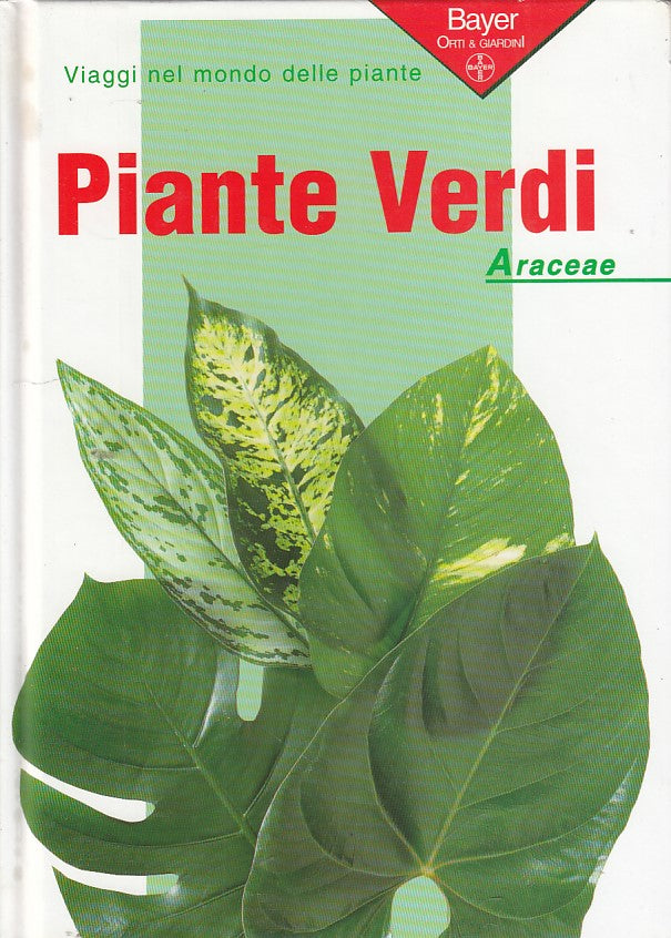 LZ- PIANTE VERDI ARACEAE- ANGIULLI- BAYER- VIAGGI MONDO PIANTE-- 1997- C- YDS11