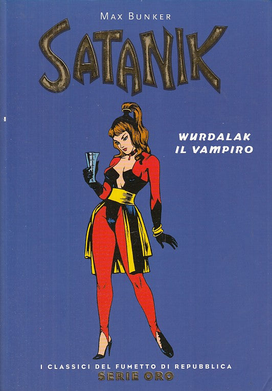 FV- CLASSICI DI REPUBBLICA SERIE ORO N.38 SATANIK -- PANINI- 2005- B- NQX