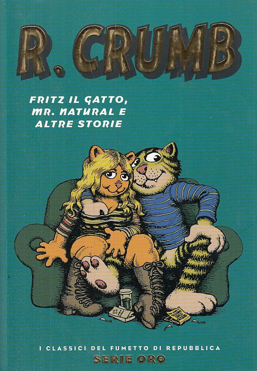 FV- CLASSICI DI REPUBBLICA SERIE ORO N.57 FRITZ IL GATTO CRUMB--- 2005- B- NQX