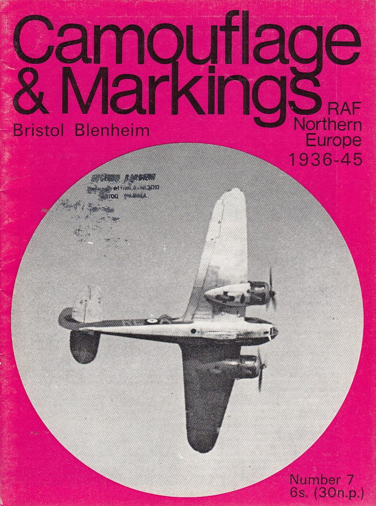 LM- CAMUFLAGE & MARKINGS N.7 RAF 1936 1945 BRISTOL BLENHEIM----- 1980- S- YDS520