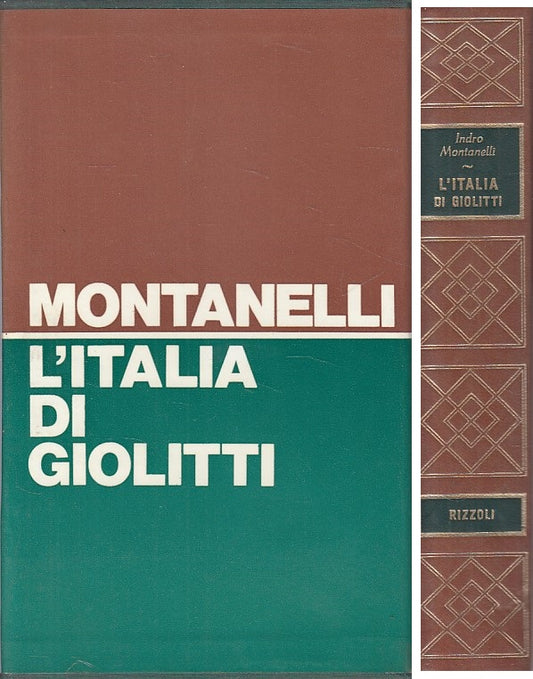 LS- L'ITALIA DI GIOLITTI - MONTANELLI - RIZZOLI -- 1a ED. - 1974 - C - YDS214