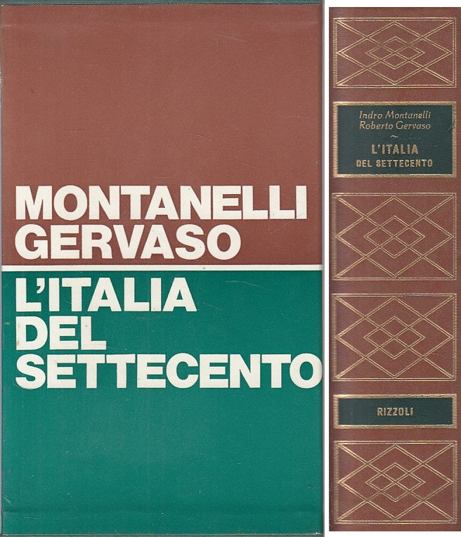 LS- L'ITALIA DEL SETTECENTO - MONTANELLI GERVASO - RIZZOLI --- 1975 - C - YDS214