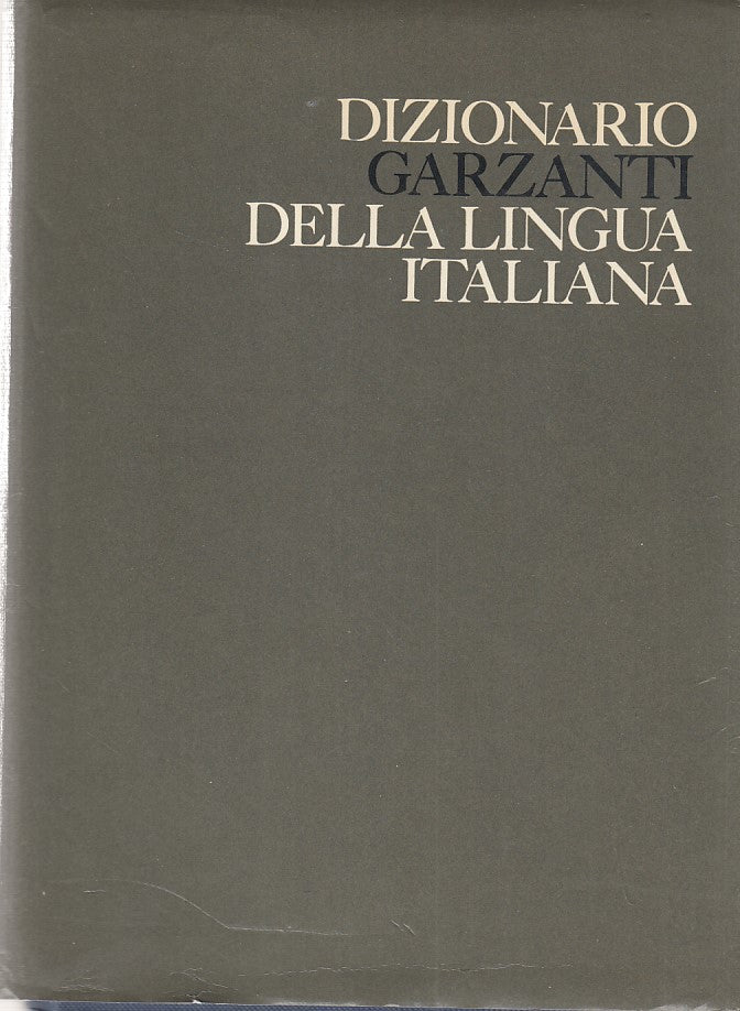 LZ- DIZIONARIO GARZANTI LINGUA ITALIANA-- GARZANTI--- 1979- CS- YDS523