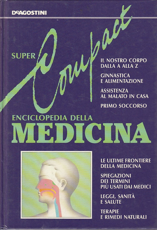 LZ- SUPER COMPACT ENCICLOPEDIA MEDICINA -- DE AGOSTINI --- 1992 - C - ZDS632