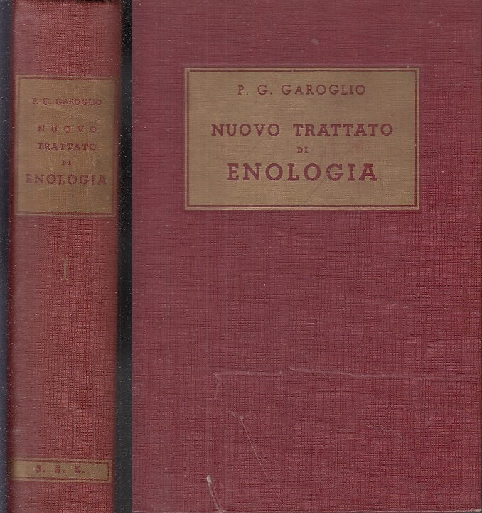 LZ- NUOVO TRATTATO DI ENOLOGIA VOL.1 - GAROGLIO - SANSONI --- 1953 - C - XDS12