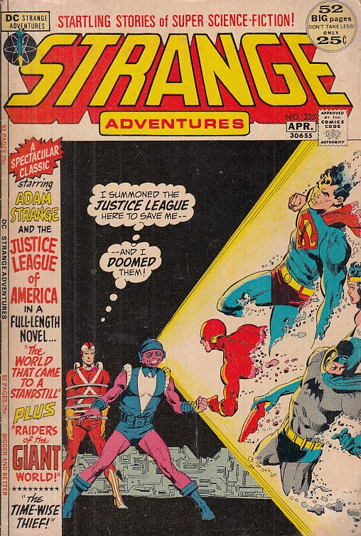 FL- STRANGE ADVENTURES N.235 -- DC COMICS USA - 1972 - S - PBX