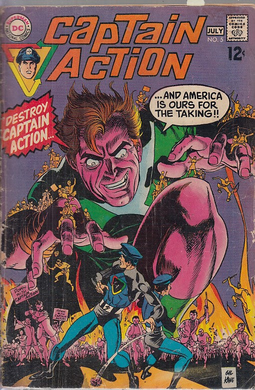 FL- CAPTAIN ACTION N.5 -- DC COMICS USA - 1969 - S - PBX