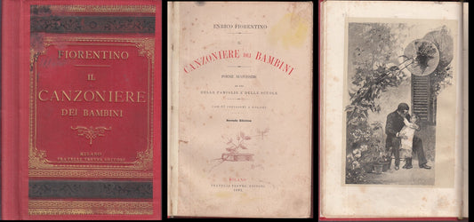 LB- IL CANZONIERE DEI BAMBINI - FIORENTINO - TREVES --- 1891 - C- XDS130