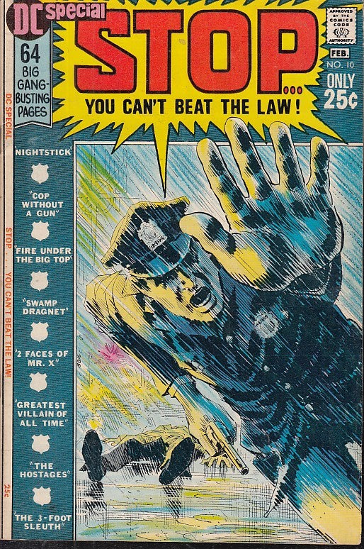 FL- DC SPECIAL STOP CAN'T BEAT THE LAW N.10 -- DC COMICS USA - 1971 - S - PBX