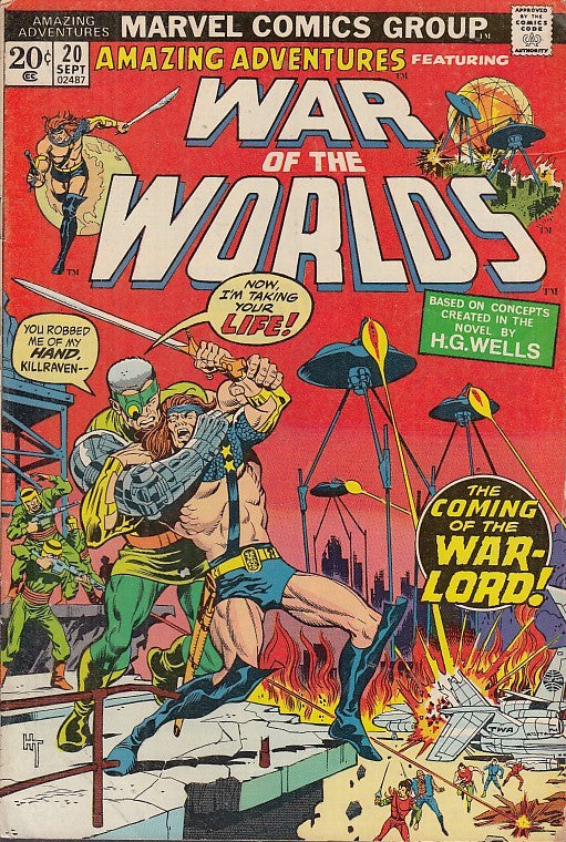 FL- WAR OF THE WORLDS N.20 -- MARVEL COMICS USA - 1973 - S - PBX