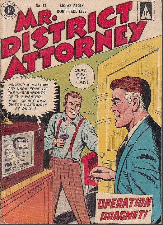 FL- MR. DISTRICT ATTORNEY N.13 -- BRITISH EDITION - 1967 - B - PBX
