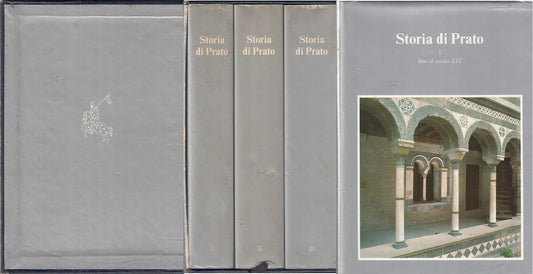 LS- STORIA DI PRATO 3 VOL-- CASSA DI RISARMI E DEPOSITI--- 1980- CS- YDS538