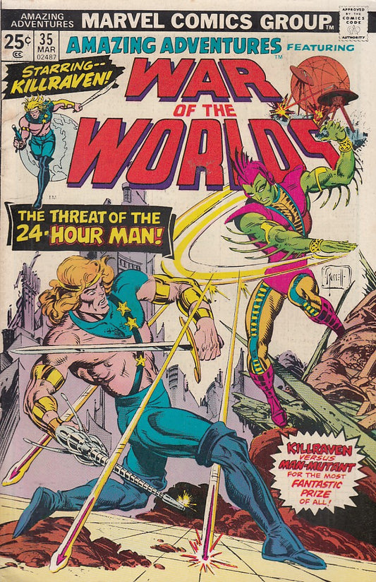 FL- WAR OF THE WORLDS N.35 -- MARVEL COMICS USA - 1975 - S - PCX