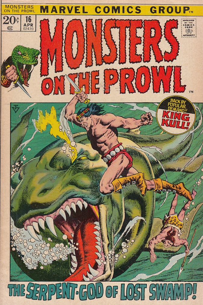 FL- MONSTERS OF THE PROWL N.16 -- MARVEL COMICS USA - 1972 - S - PCX