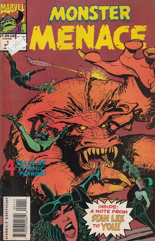 FL- MONSTER MENACE N.1 -- MARVEL COMICS USA - 1984 - S - PCX