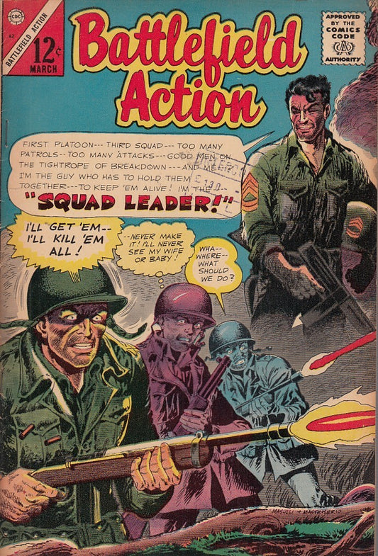 FL- BATTLEFIELD ACTION N.62 -- CHARLTON COMICS USA - 1966 - S - PCX