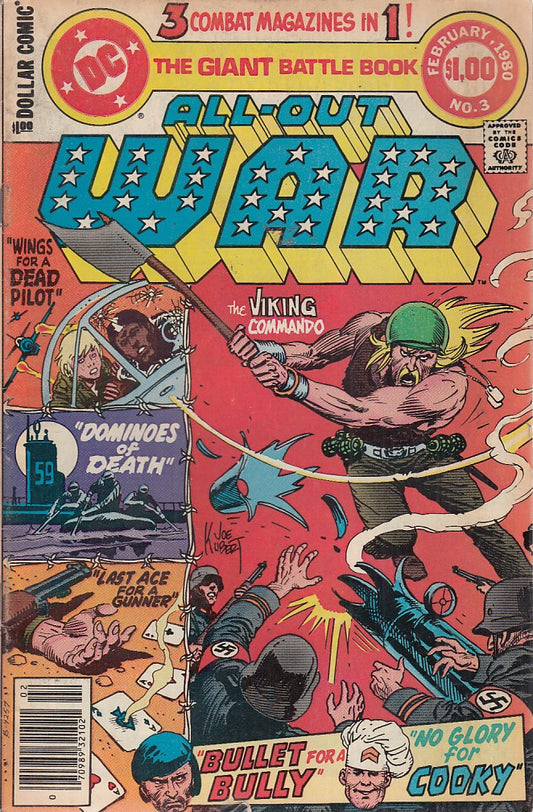 FL- THE GIANT BATTLE BOOK ALL-OUT WAR N.3 -- DC COMICS USA - 1980 - S - PCX