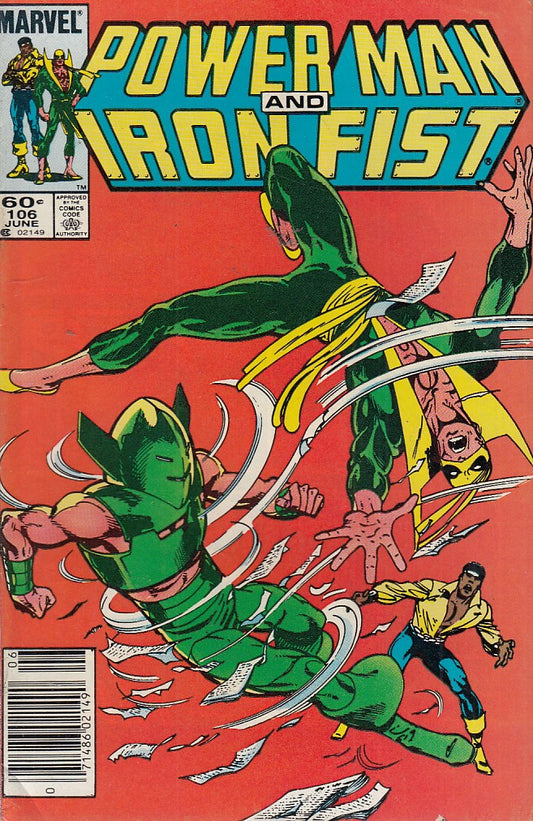FL- POWER MAN AND IRON FIST N.106-- MARVEL COMICS USA- 1984- S- PBX