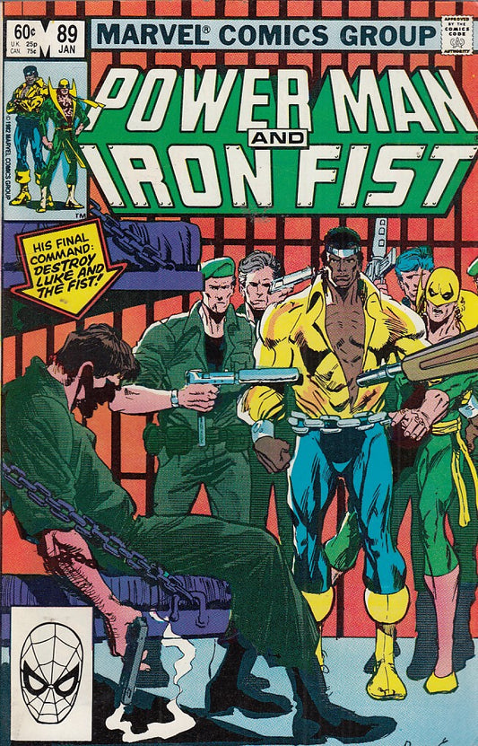 FL- POWER MAN AND IRON FIST N.89-- MARVEL COMICS USA- 1983- S- PBX