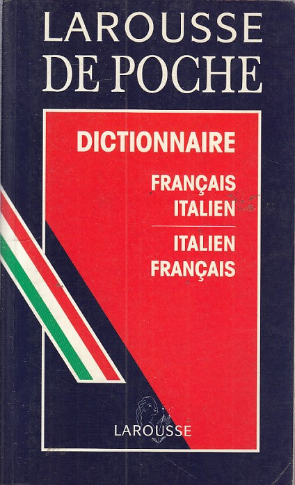 LZ- DICTIONNAIRE FRANCAIS ITALIEN DE POCHE-- LAROUSSE--- 1987- B- ZDS439