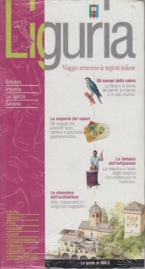 LV- VIAGGIO REGIONI ITALIANE LIGURIA -- GUIDE 888.IT --- 2002 - B - ZDS433