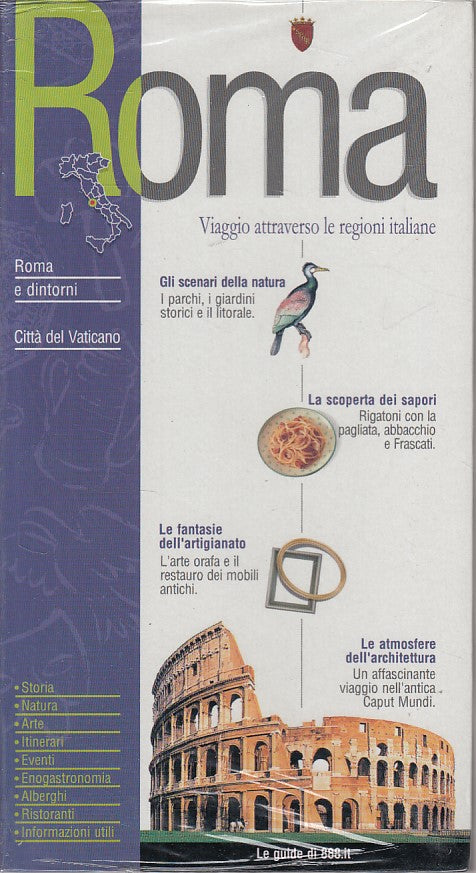 LV- VIAGGIO REGIONI ITALIANE ROMA E VATICANO-- GUIDE 888.IT--- 2002 - B - ZDS433
