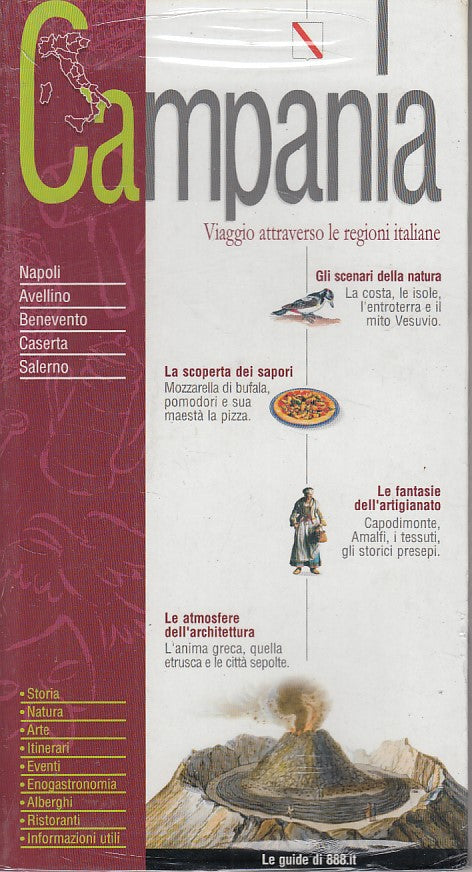 LV- VIAGGIO REGIONI ITALIANE CAMPANIA -- GUIDE 888.IT --- 2002 - B - ZDS433
