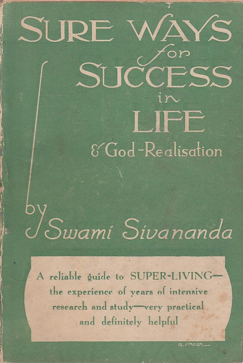 LS- SURE WAYS FOR SUCCESS IN LIFE GOD REALISATION-- LEAGUE --- 1950 - B - ZDS433