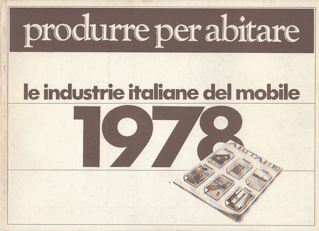 LZ- ABITARE INDUSTRIE ITALIANE DEL MOBILE -- SEGESTA --- 1978 - B - ZDS508