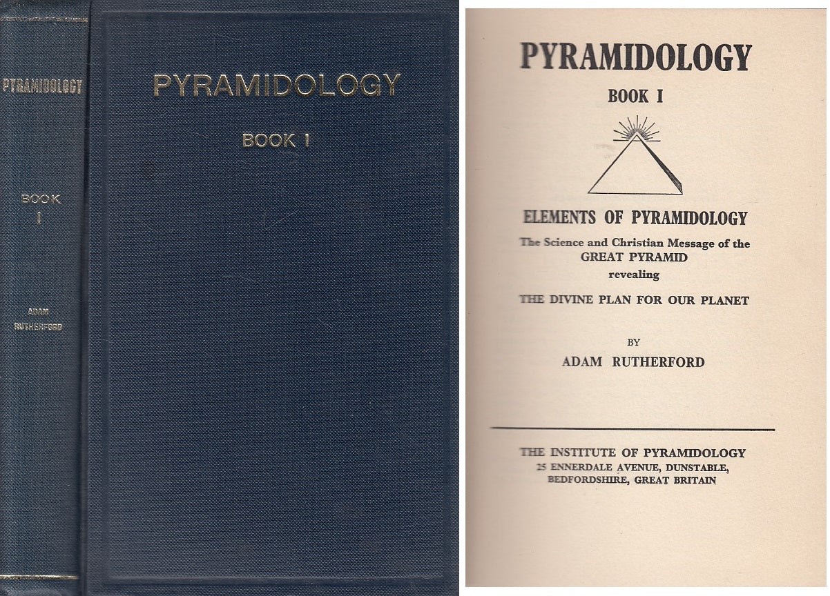 LS- PYRAMIDOLOGY BOOK I ELEMENTS - RUTHERFORD- PYRAMIDOLOGY--- 1961 - C - ZDS405