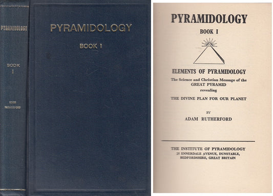 LS- PYRAMIDOLOGY BOOK I ELEMENTS - RUTHERFORD- PYRAMIDOLOGY--- 1961 - C - ZDS405