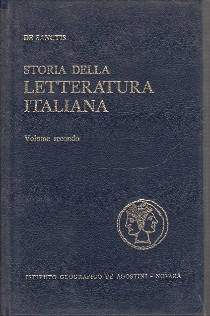 LZ- STORIA LETTERATURA ITALIANA VOL 2-- DE AGOSTINI--- 1968- CS- YDS473