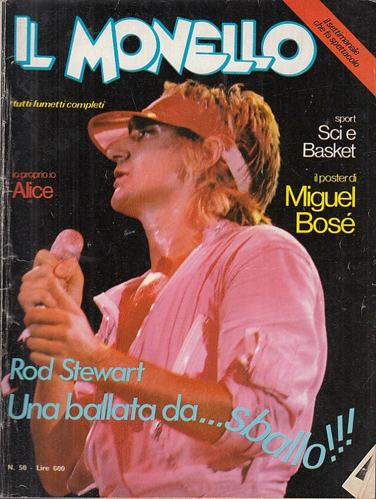 FZ- IL MONELLO N.50 POSTER MIGUEL BOSE'-- UNIVERSO- 1980- S- PCX