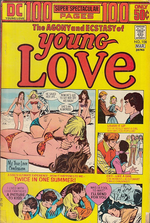 FL- YOUNG LOVE N.108 DC 100 PAGES -- DC COMICS USA - 1974 - S - PDX